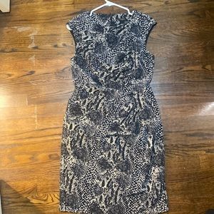 Snake skin Ann Taylor dress